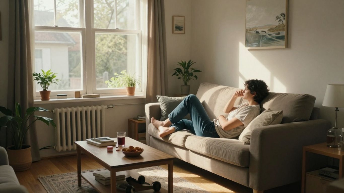 Apartamento seguro y cómodo con luz solar.