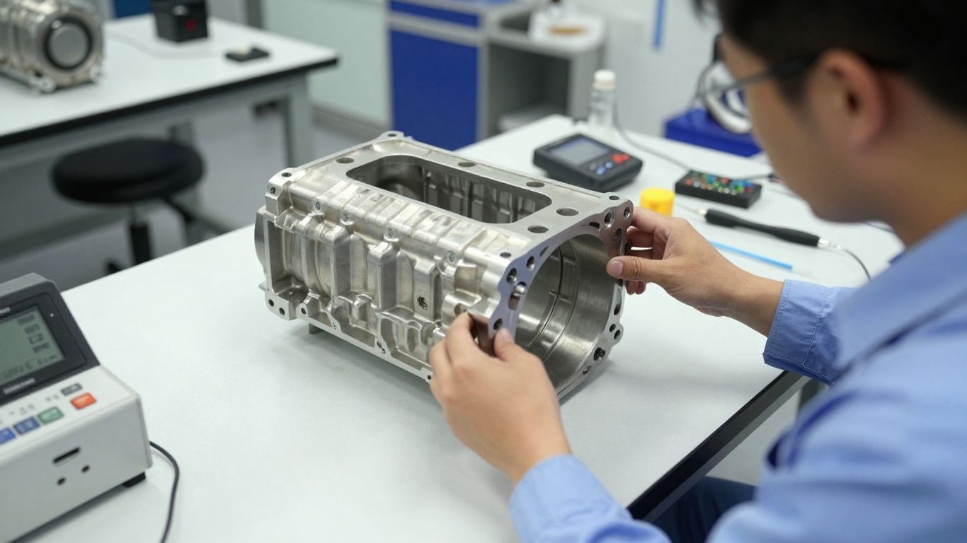 Testing automotive parts in a professional environment