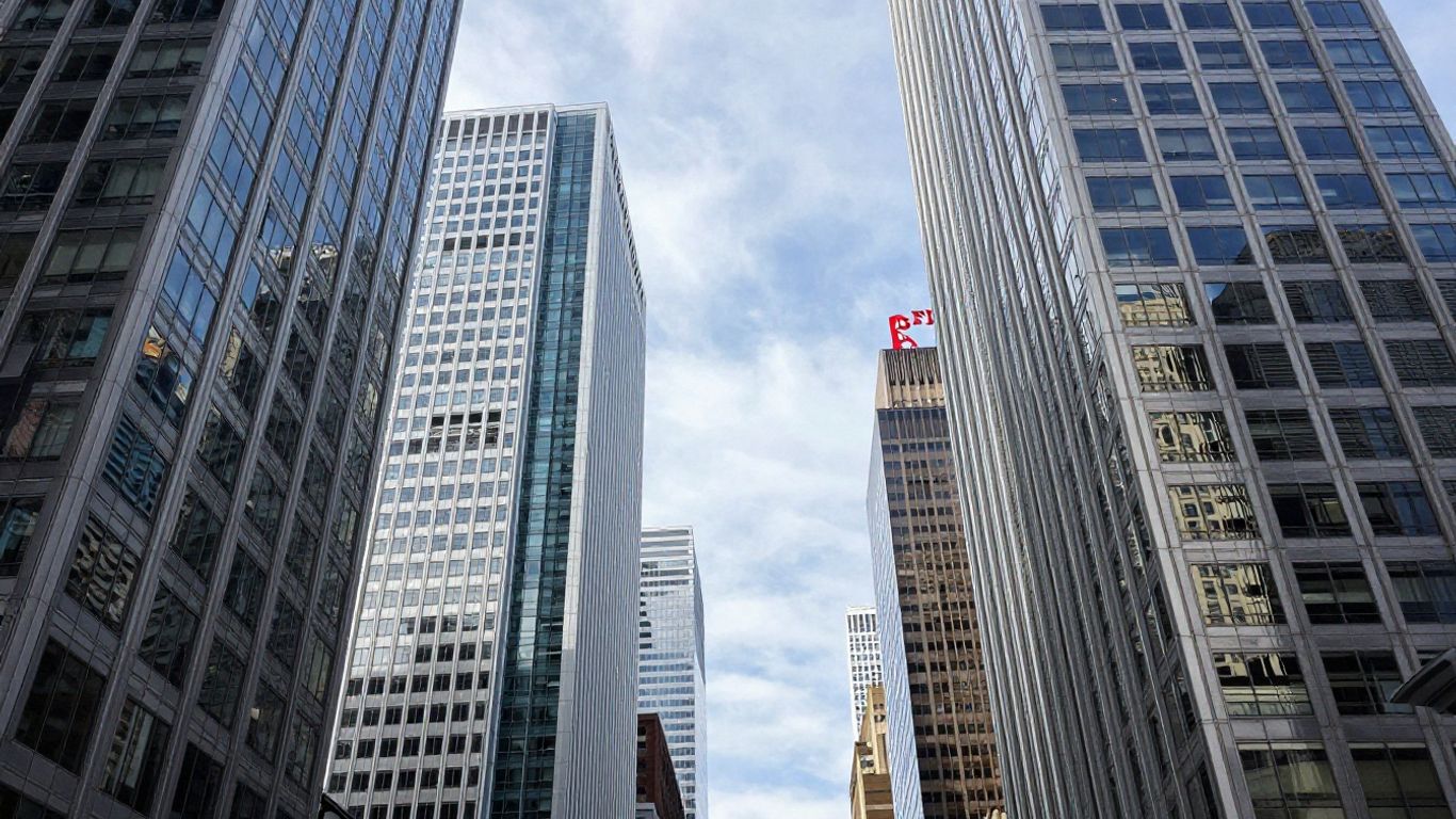 Financial district with FT logo hint