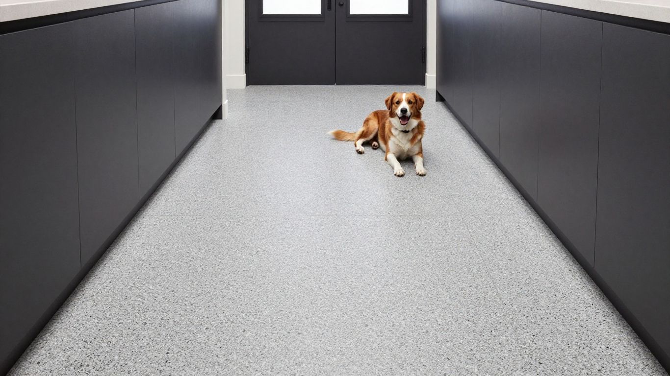 How Epoxy Flake Floors Hold Up Against Pet Nails and Spills