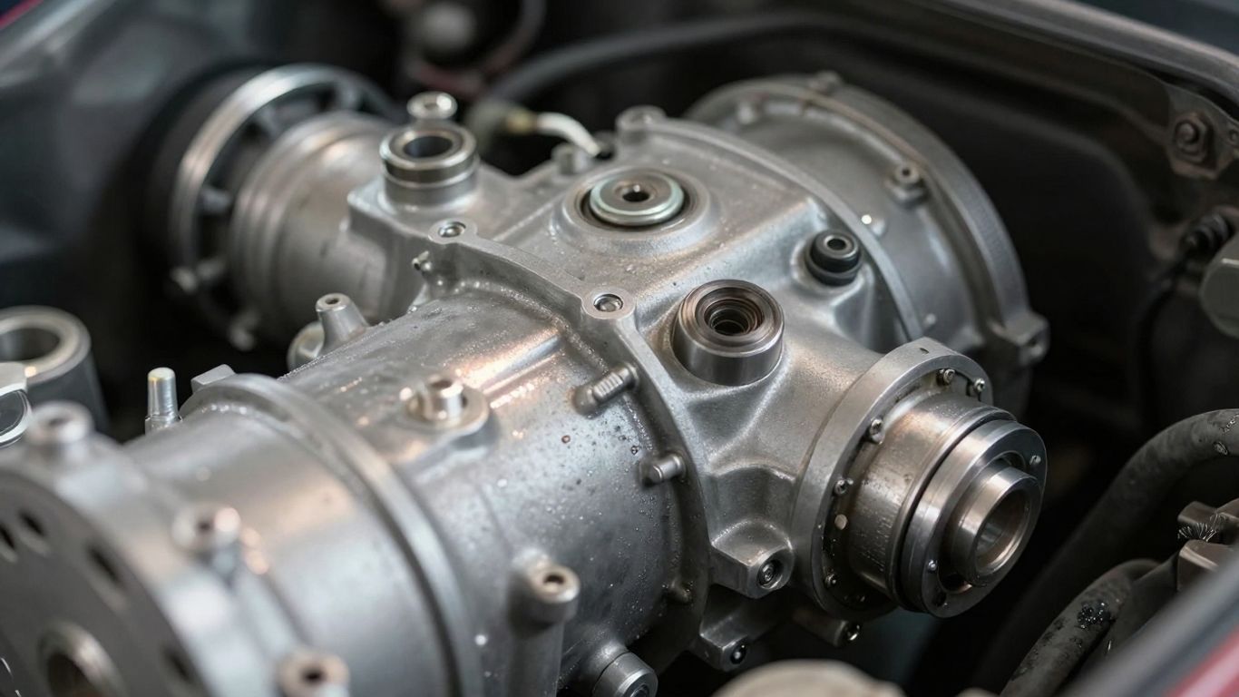 Used car transmission ready for installation