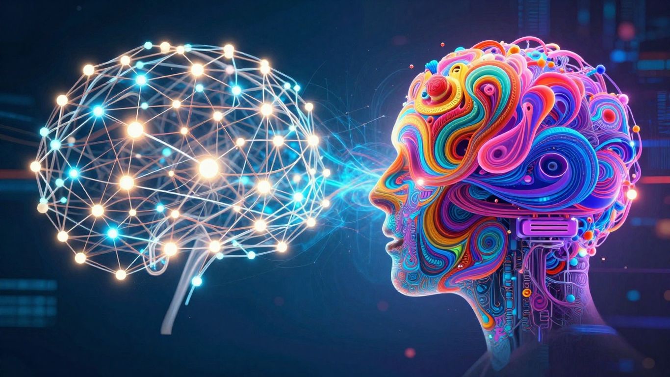 AI and generative AI merging, technology redefined.