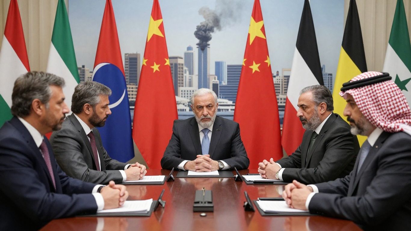 World leaders meet amid Middle East city conflict