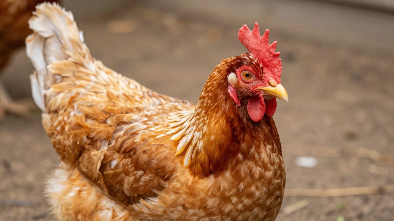 Zdrowy drób w czystym kurniku