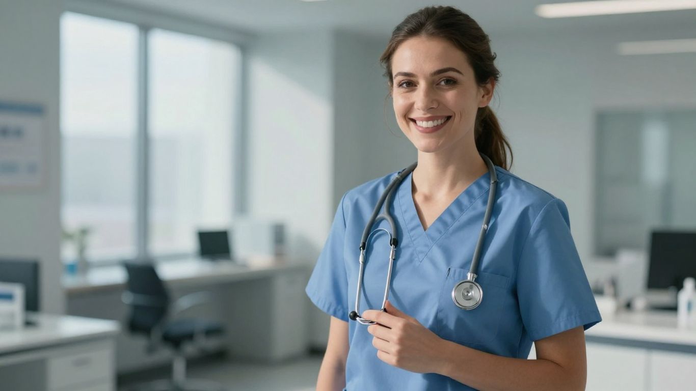 Medical assistant in Washington State clinic.