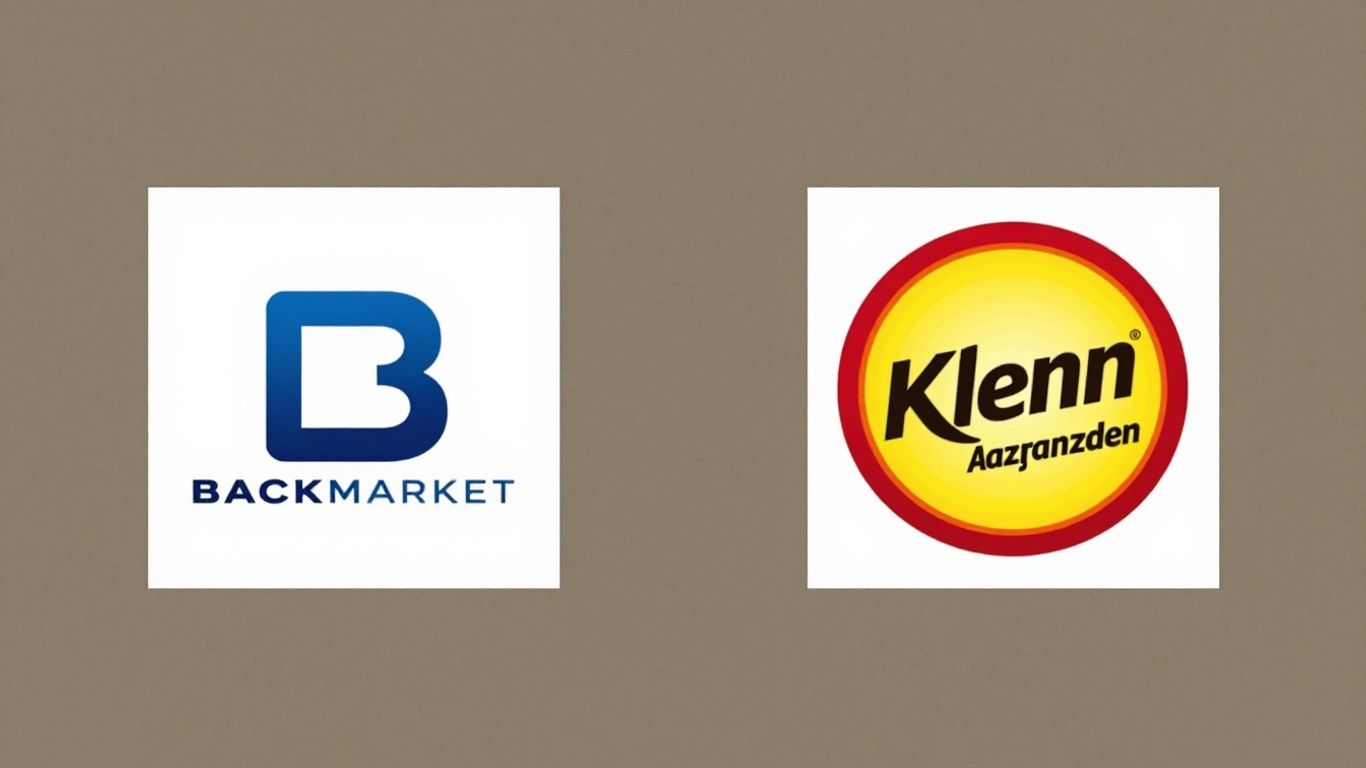 BackMarket und Kleinanzeigen Logos im Vergleich