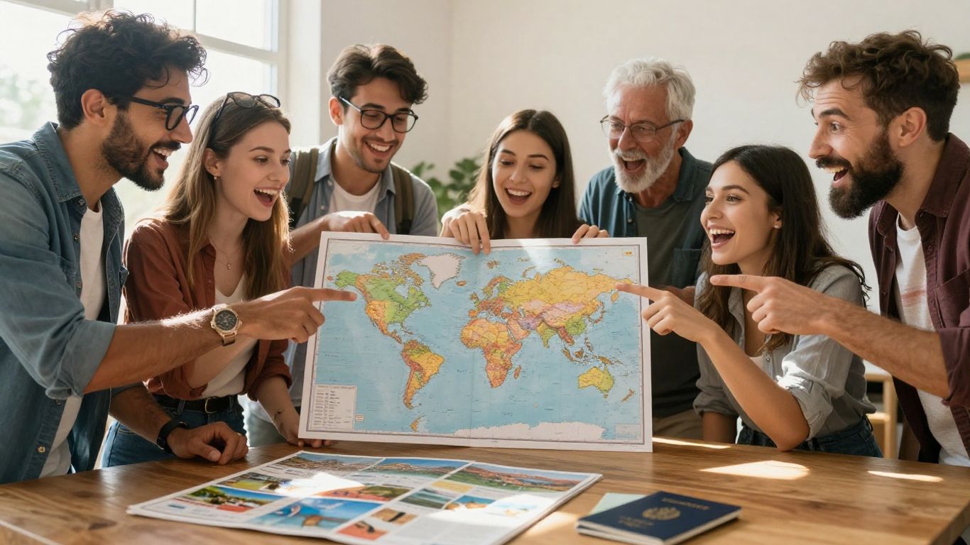 People planning a 2026 getaway with Hays Travel.