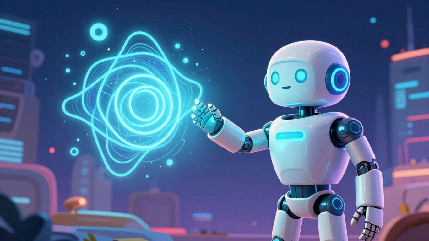 Microsoft Copilot AI interaction illustration