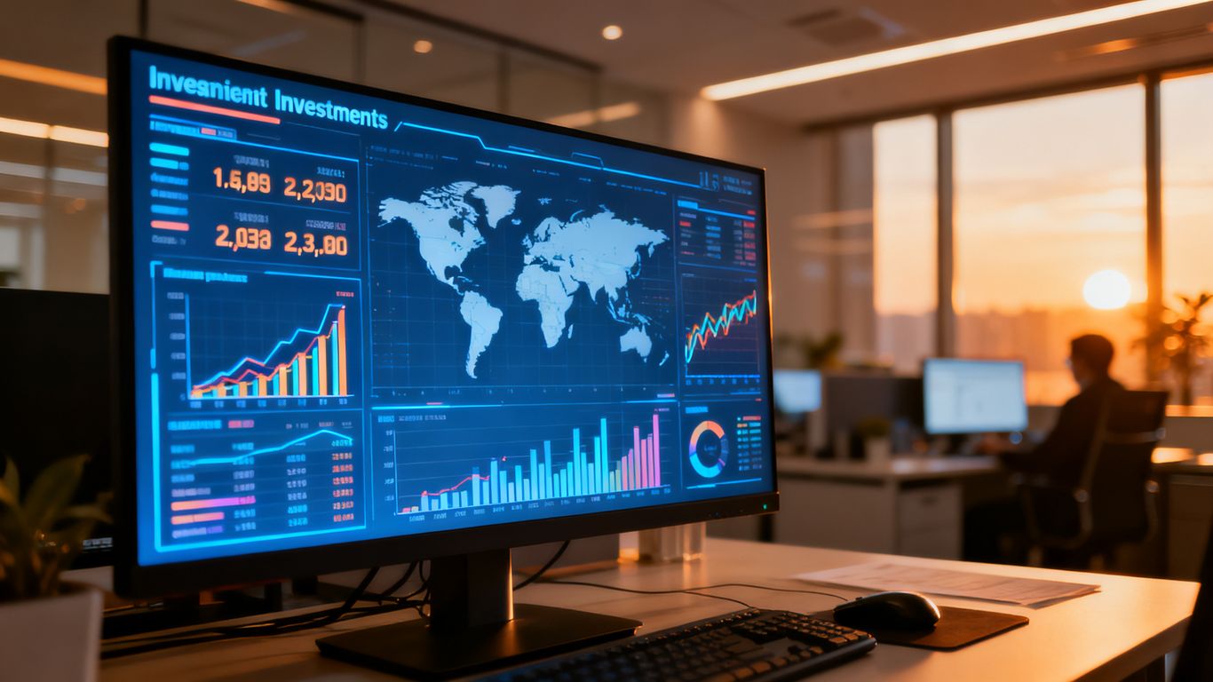 Graphique illustrant la croissance des investissements mondiaux
