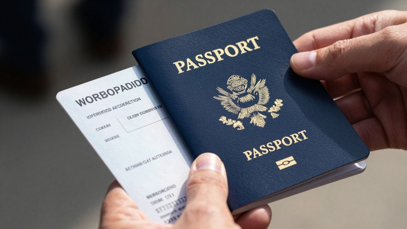 Permiso de trabajo EAD y pasaporte de EE. UU.
