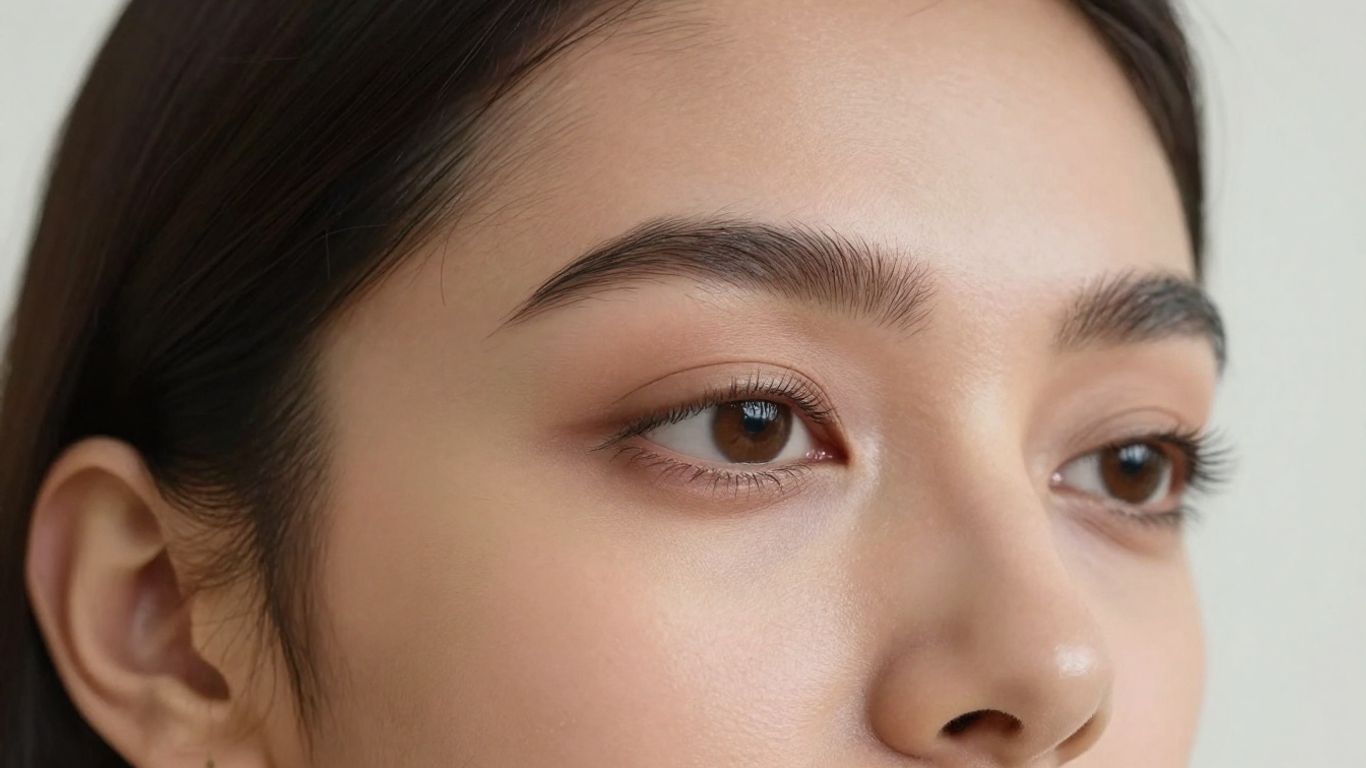 Minimalist makeup inspired by Gandhian simplicity.