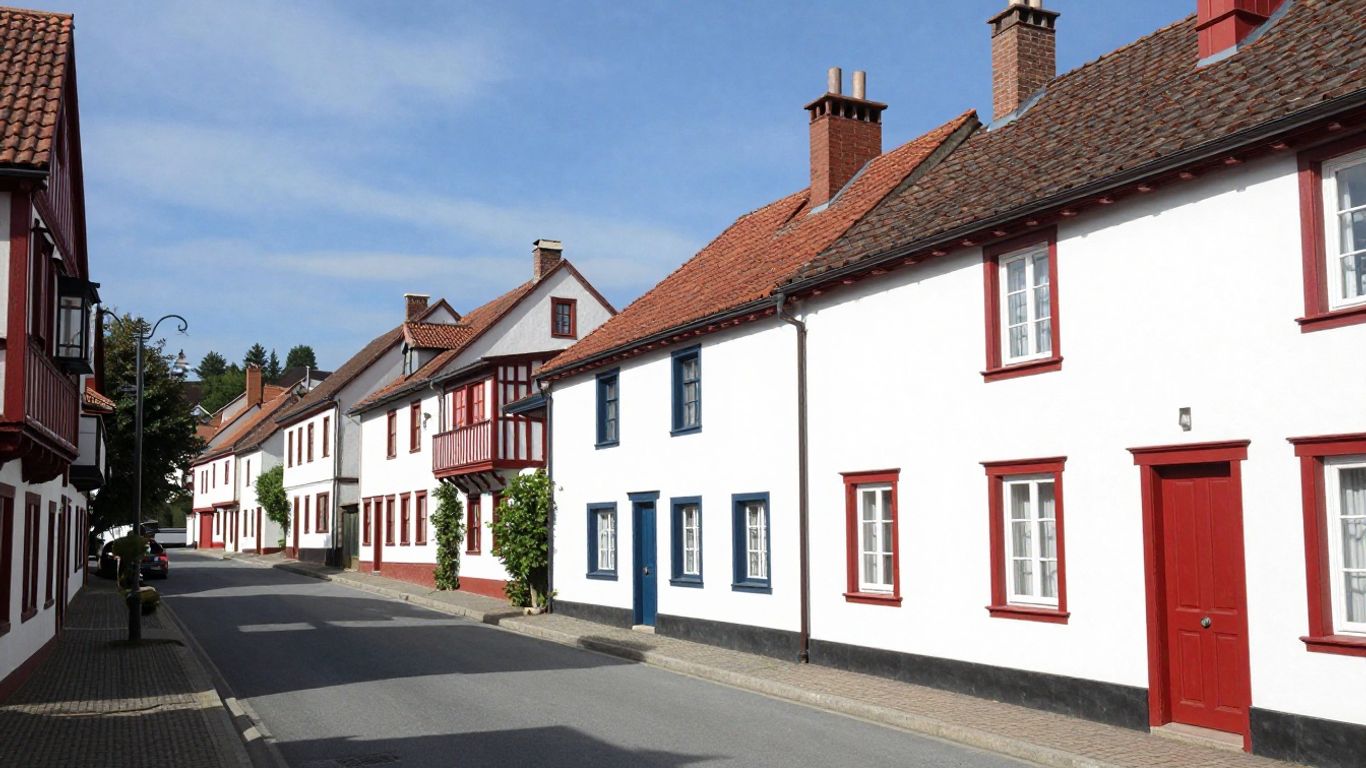 Typical Basque residential neighbourhood