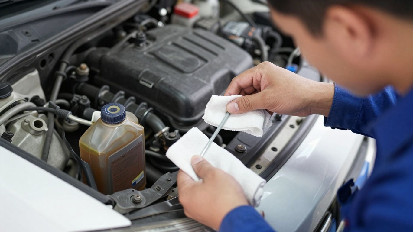 Transmission fluid check process