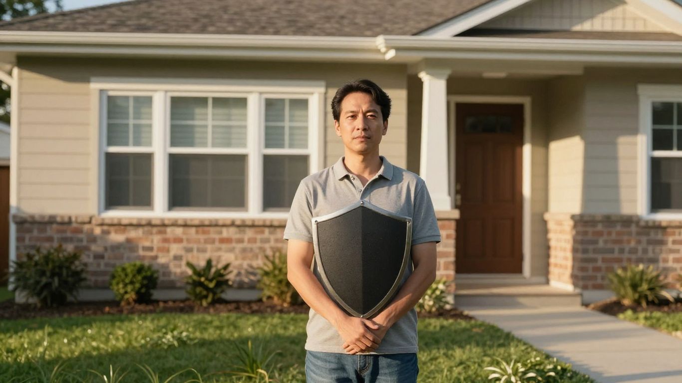 Casa protegida por un escudo de responsabilidad civil.