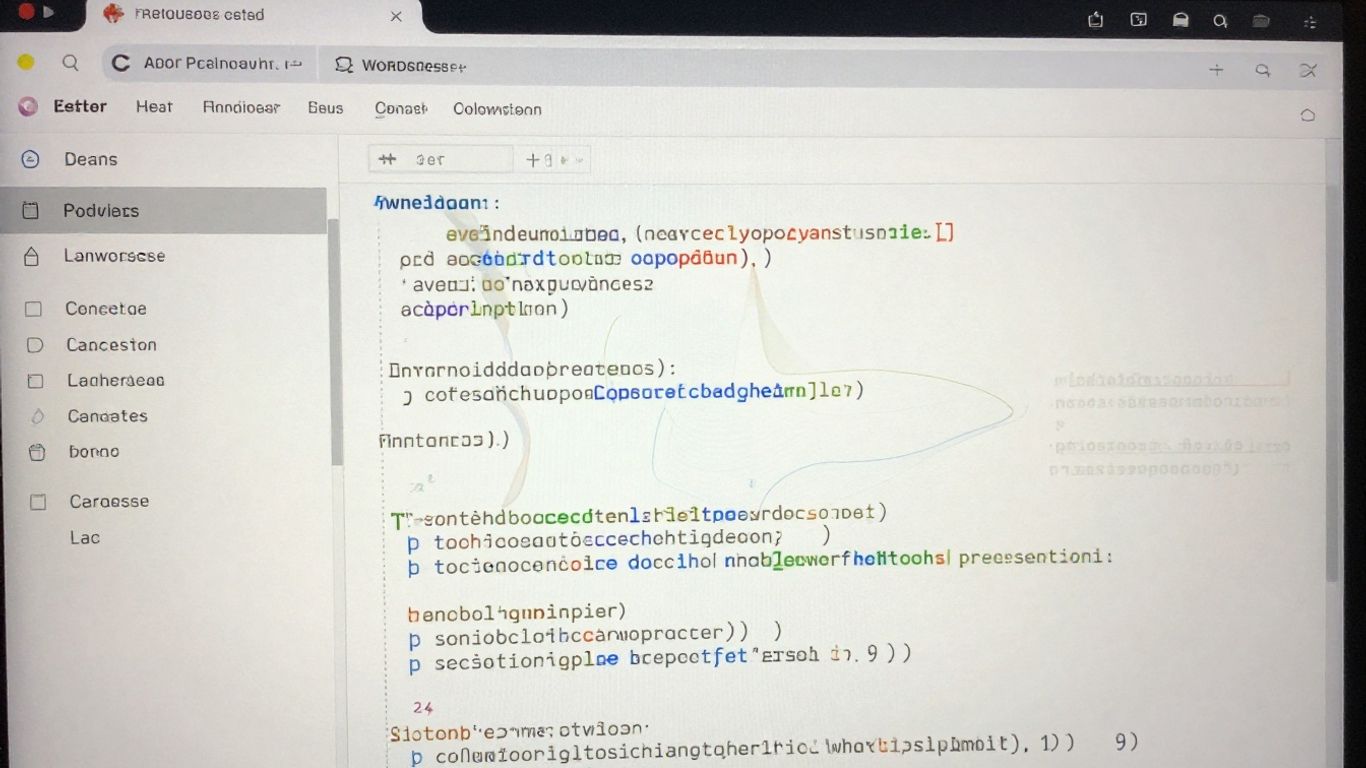 Tableau de bord WordPress avec flux de données automatisés