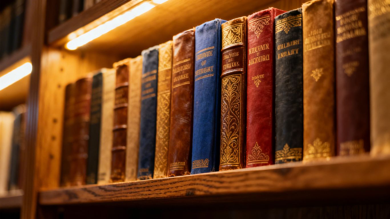 Collection of essential books by Black authors.