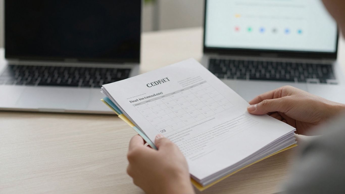 Credentialing status notes beside a calendar