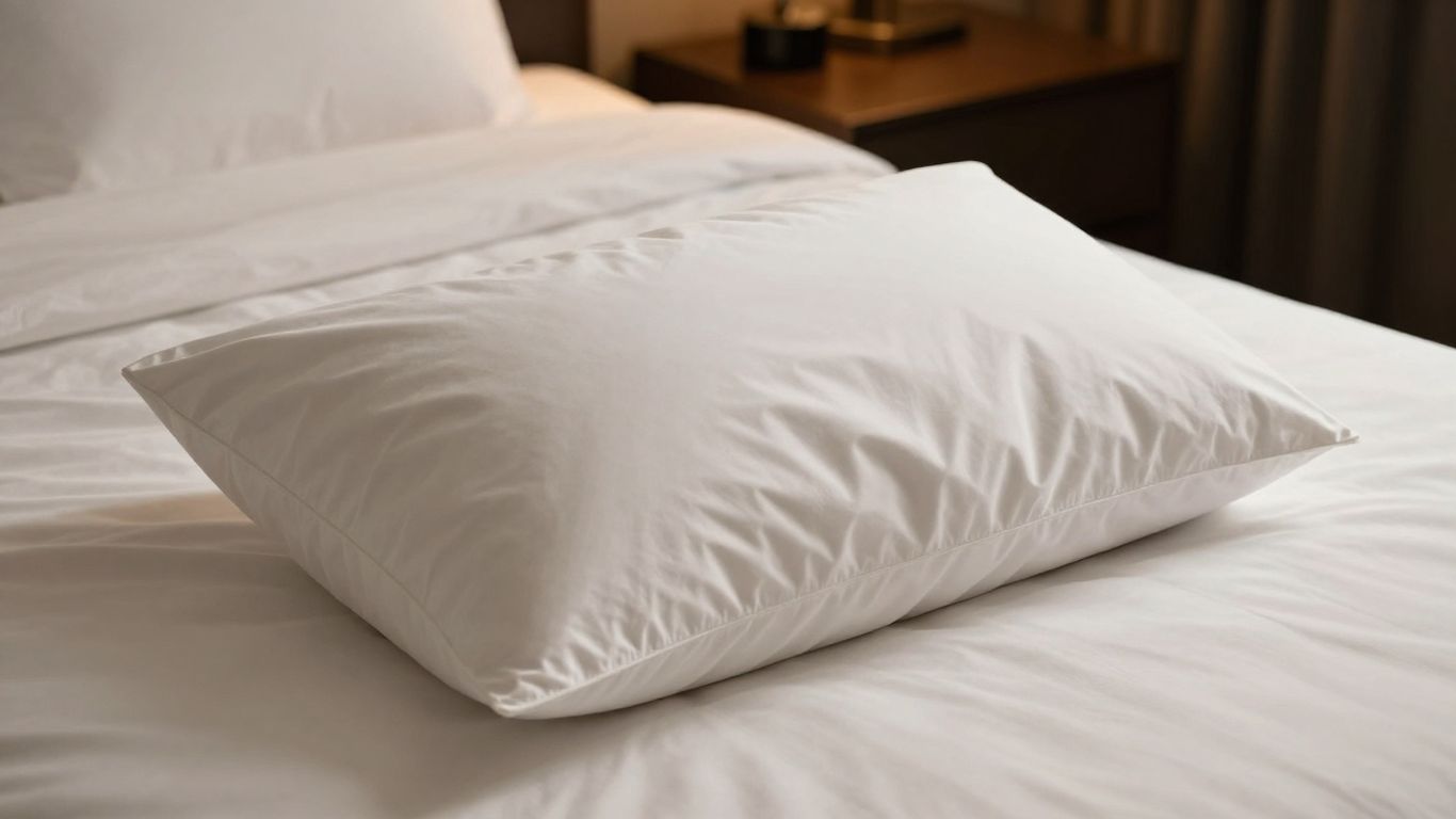 Luxurious king-size Hotel Collection pillow on a bed.