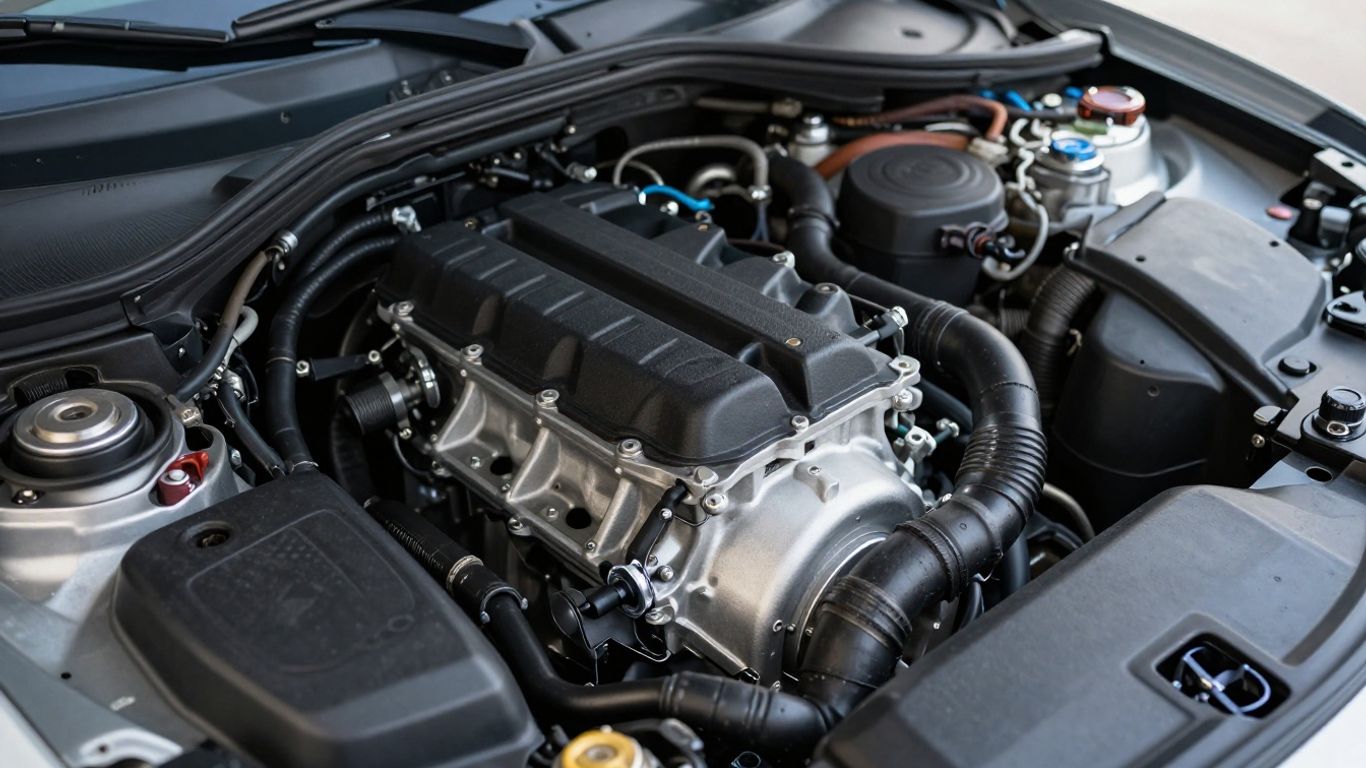 2017 BMW X3 engine close-up