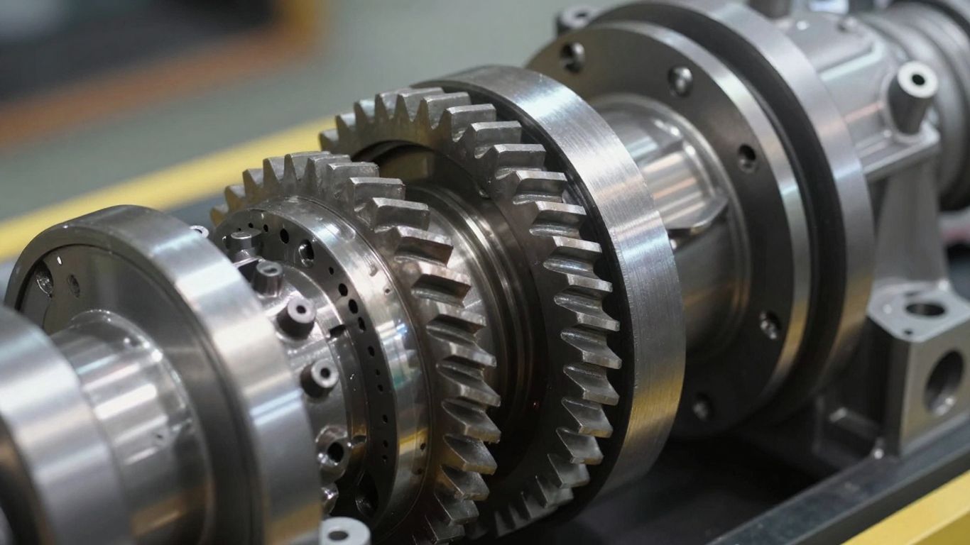 Used manual gearbox and differential assembly