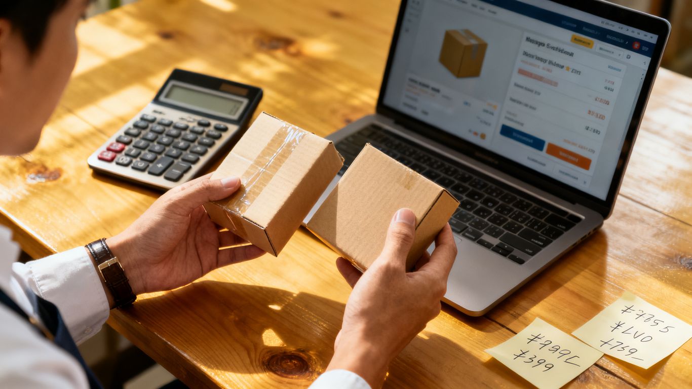 Amazon seller reviewing product and bidding metrics