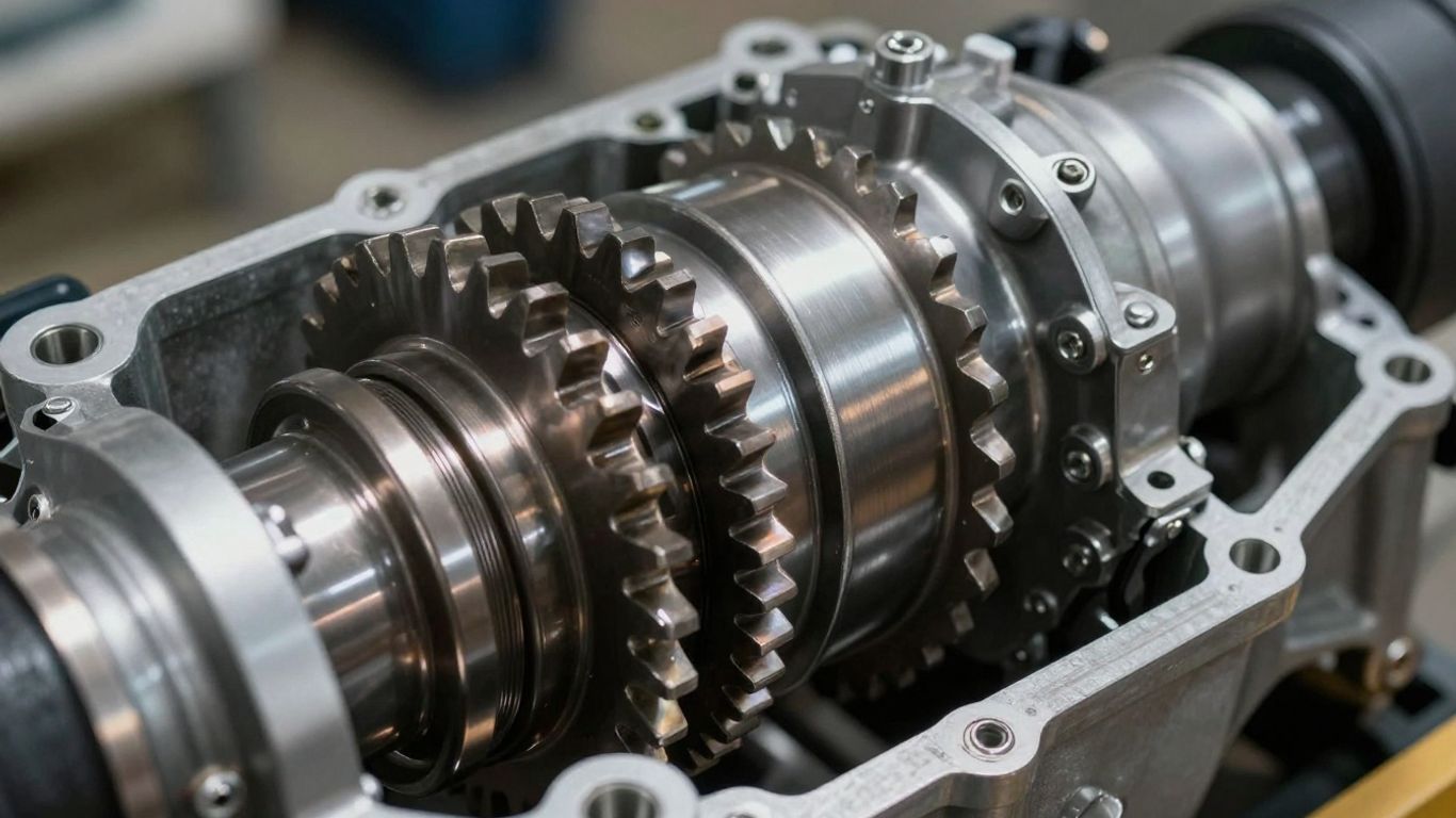 Nissan Patrol transfer case, mechanical detail