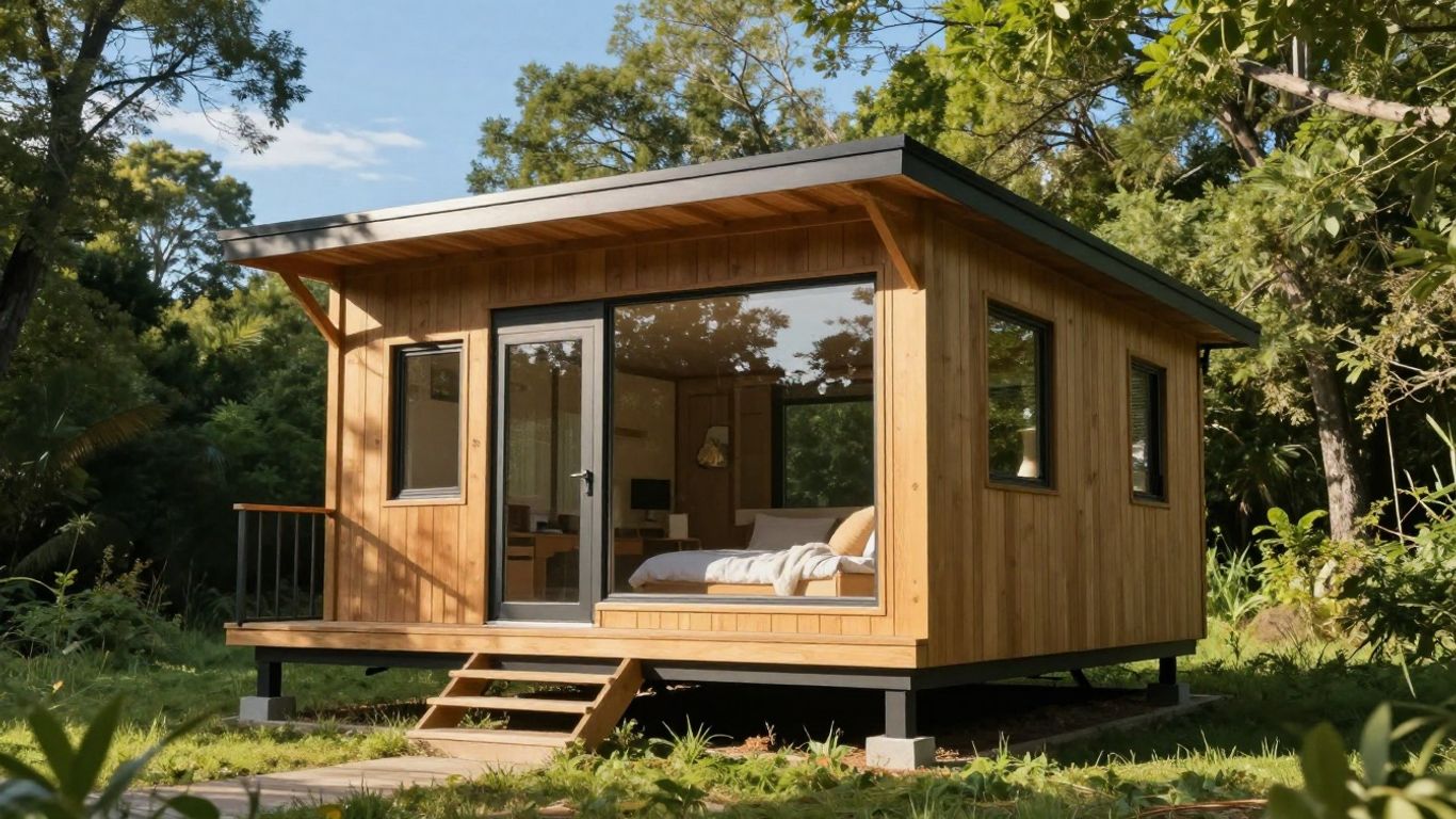 Tiny home in a natural setting