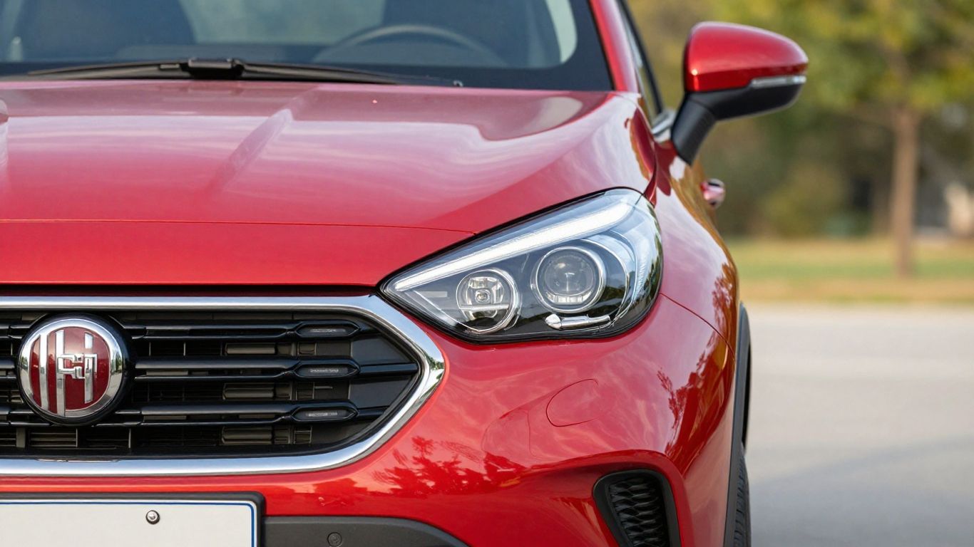 Fiat 500X front view, parked outdoors