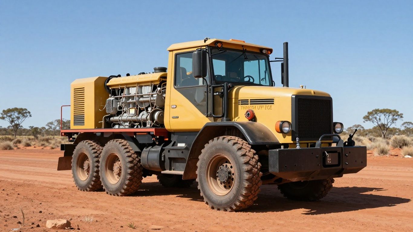 Powerful diesel engine for mining and agriculture