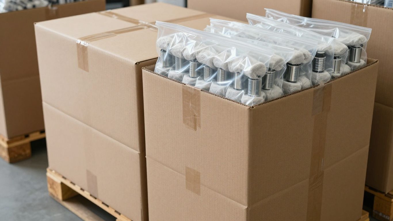 Vape cartons with dividers cushioning and sealed liquid bags