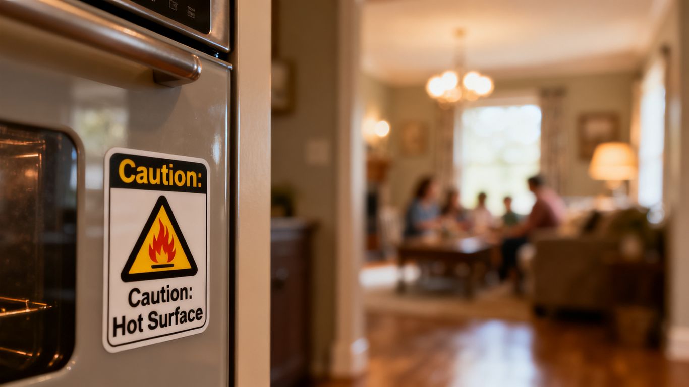 Warning signs for household safety