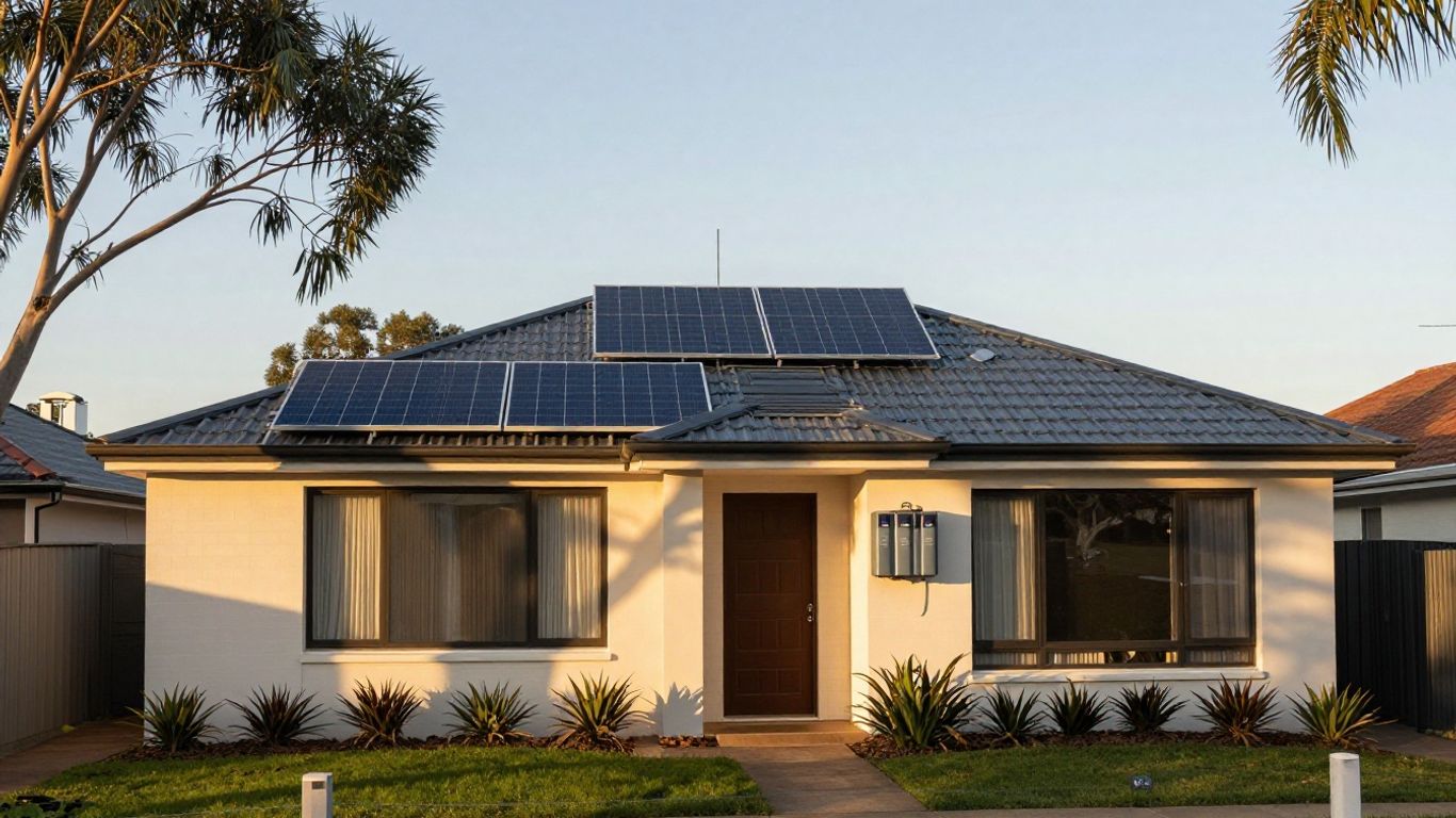 Australian home solar battery installation
