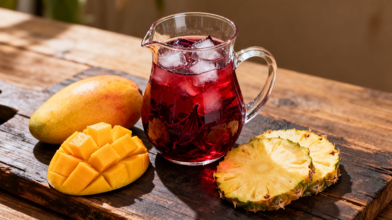 Fresh tropical fruits used in our refreshing cocktail infusions