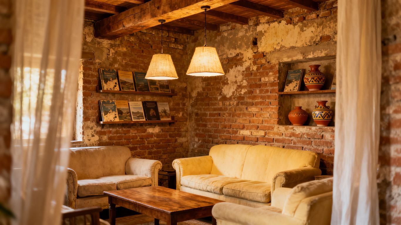 Warm atmosphere in a Rome hostel