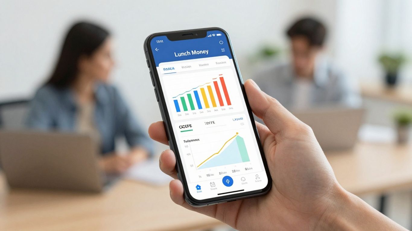 Lunch Money app on a smartphone screen.