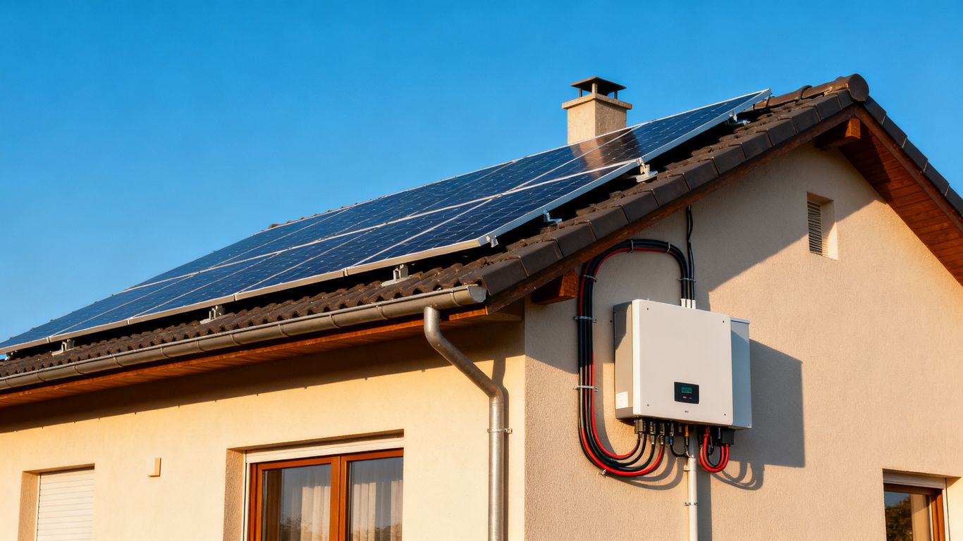 Installation photovoltaïque raccordée au réseau