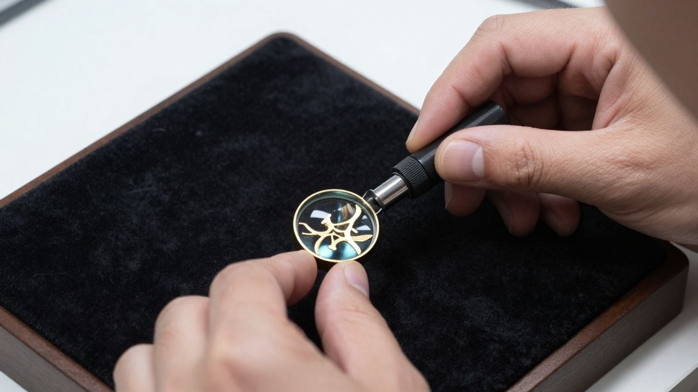 Quality inspection of gold jewelry