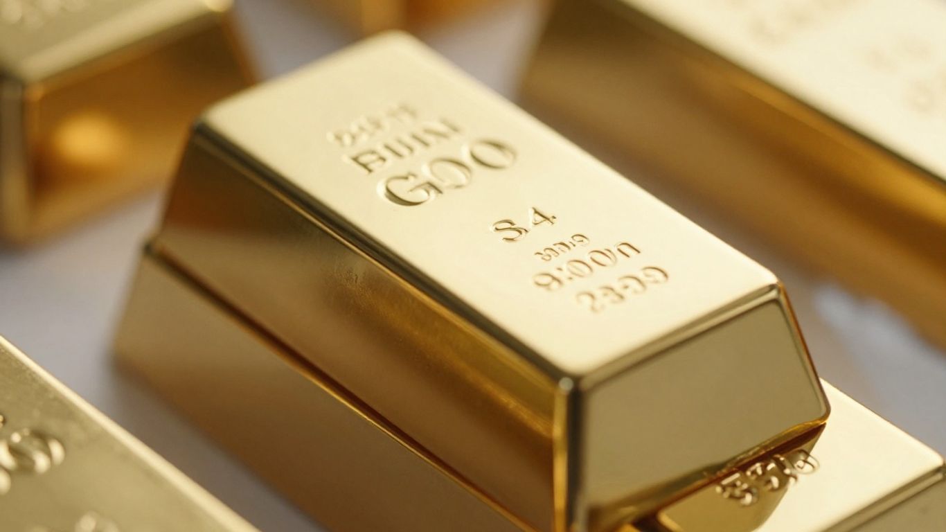 Lingote de oro brillante