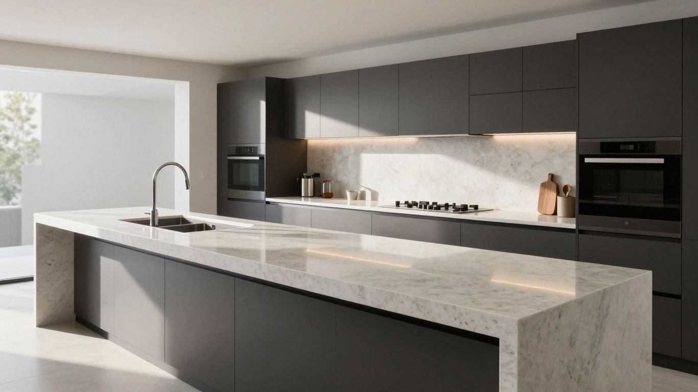Long 4 meter kitchen worktop