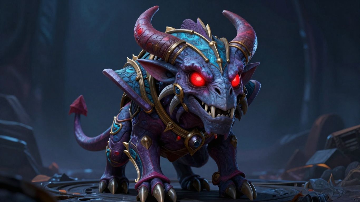 Warlock imp pet portrait