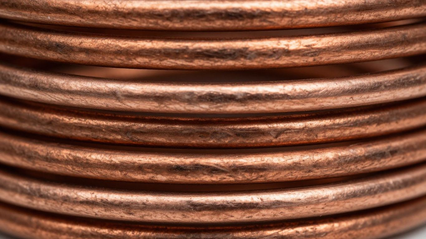 Fil de cuivre écroui brillant et malléable.