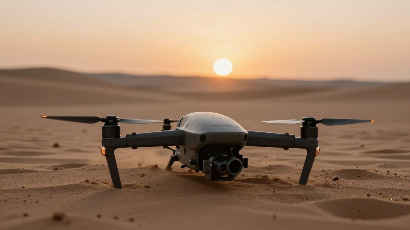 Tactical deployment in remote desert terrain