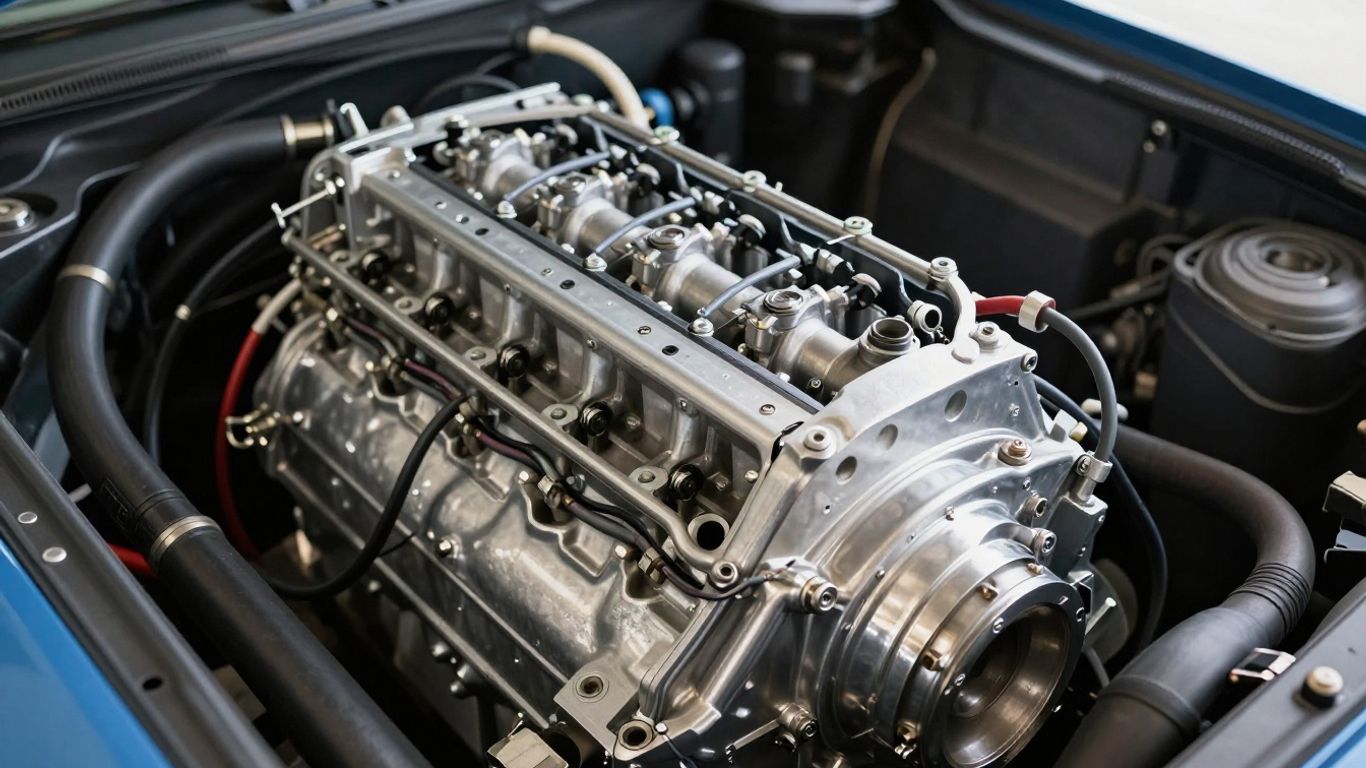 Engine bay maintenance view