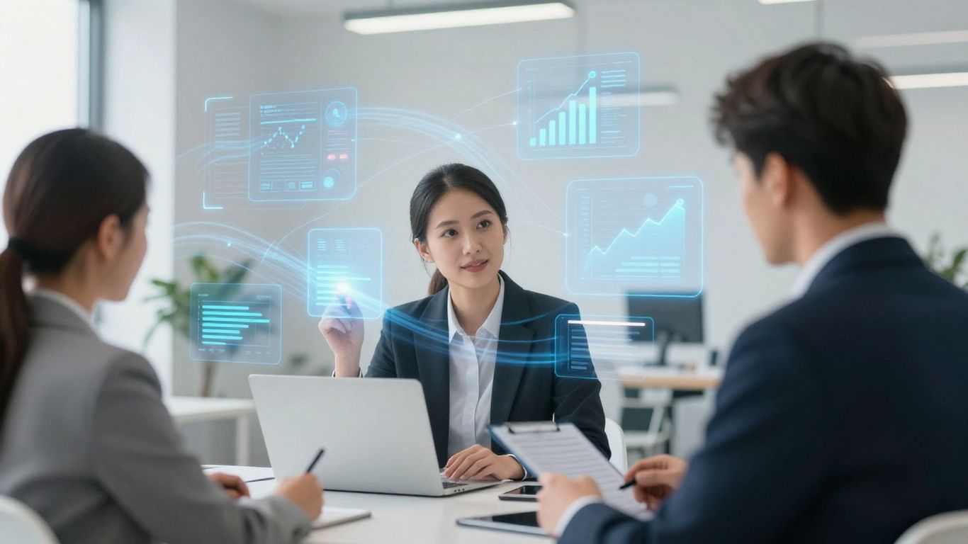 Empresa crescendo com tráfego pago e estratégias digitais.