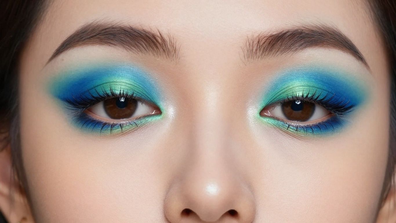 Tricolour makeup for Independence Day