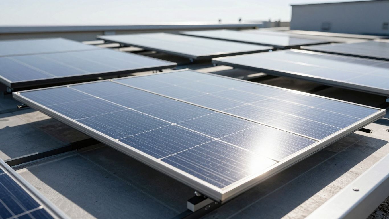 Panneaux solaires JA Solar sur un toit