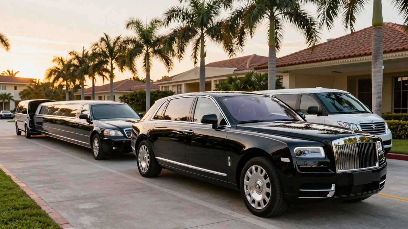Luxury vehicles prepared for Jupiter passengers