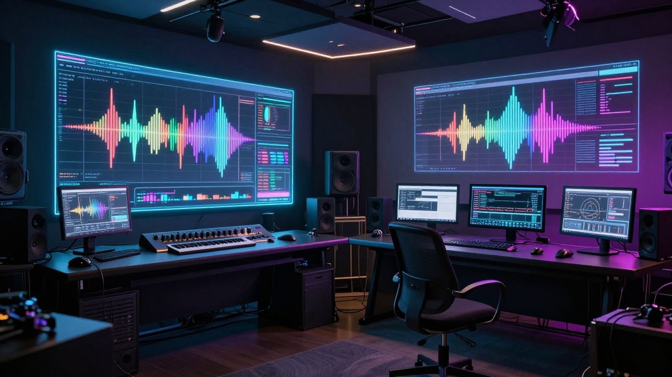 AI music video generation technology