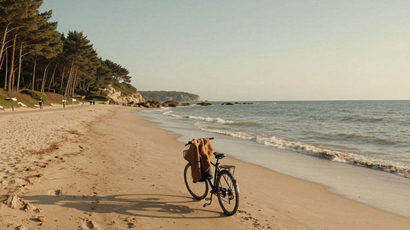 Plage vendéenne calme hors saison