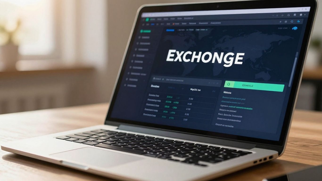 Forex trading interface with global market background.